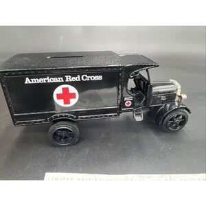 American Red Cross Ertl Kenworth Metal Truck Bank 7"